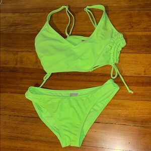 Teen Lime Green 2 pc Swimsuit